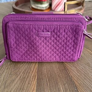 Vera Bradley Magenta Quilted Crossbody Bag